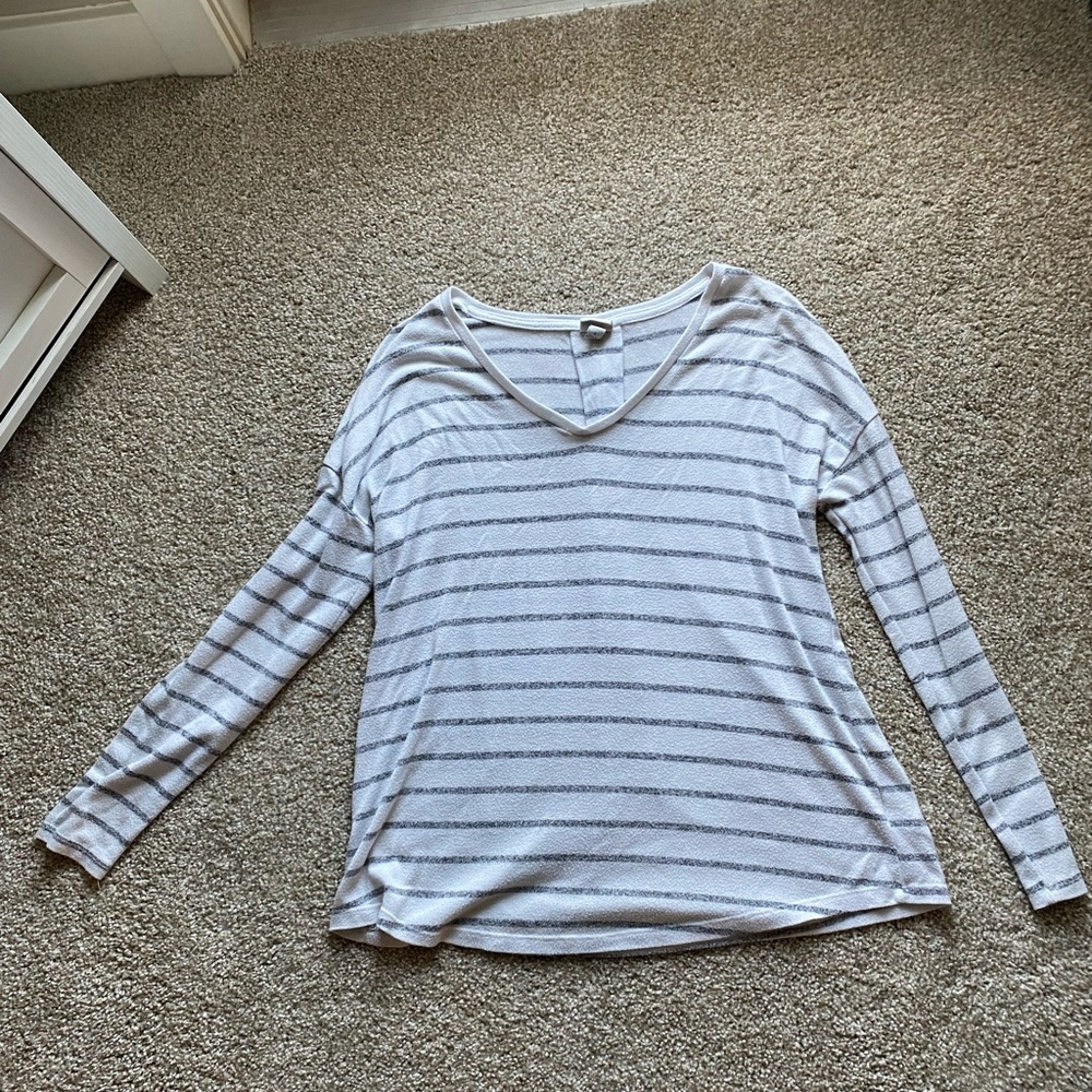 Striped knit top